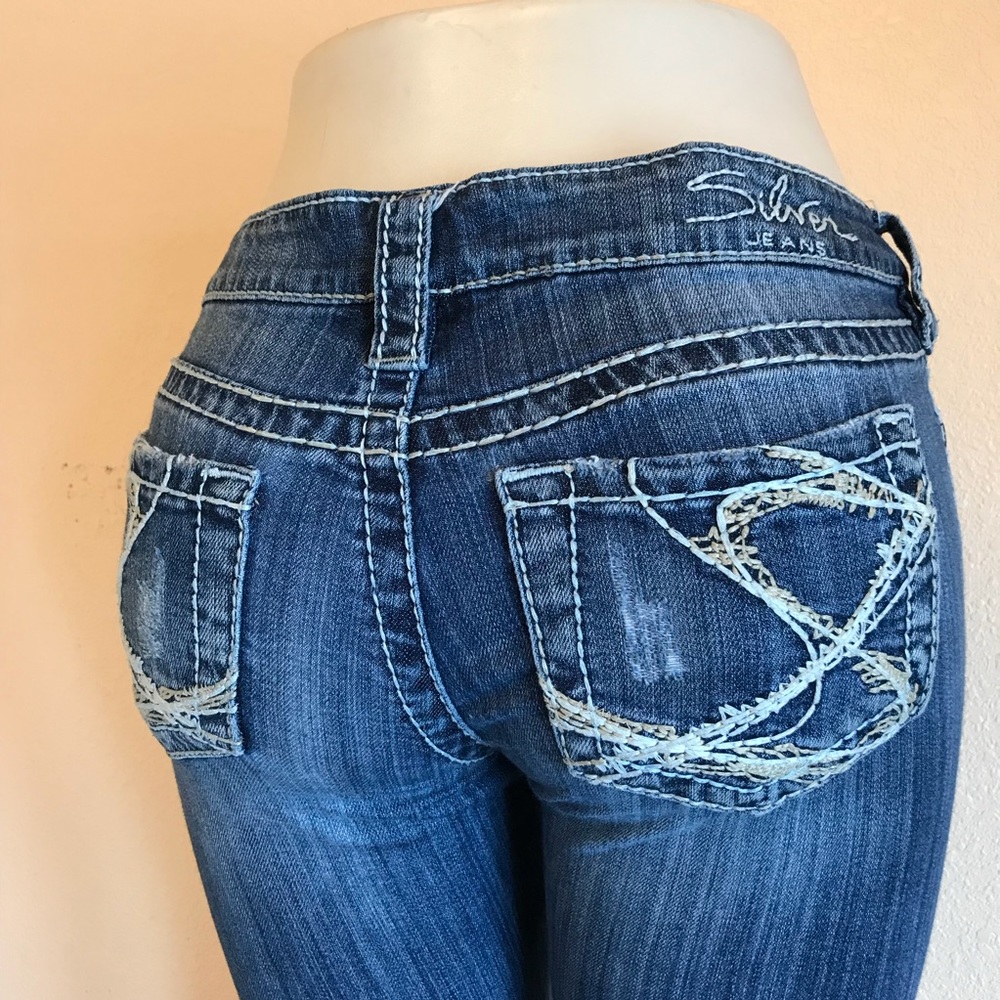 SILVER JEANS Women's Aiko Bootcut Sz W26/L31